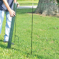 Yards No Slip Lightweight Steel Posts Protect Gardens One Step Temporary Fence in A Box Children and Small Pets! 36 inch Height No Tools Required 40 ft Fence Kit